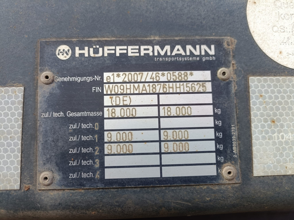 HUEFFERMANN Anhänger für Absetzmulden HMA 18.76 LS Containeranhänger - Konteinerveduk/ Tõstuk järelhaagis: pilt 2 HUEFFERMANN Anhänger für Absetzmulden HMA 18.76 LS Containeranhänger - Konteinerveduk/ Tõstuk järelhaagis: pilt 2