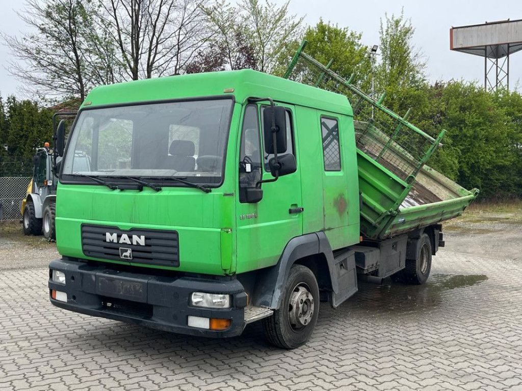 MAN LE 8.180 K 2-Achs Kipper Doppelkabine Meiller - Tarbesõiduk kallur, Meeskonnaauto: pilt 1 MAN LE 8.180 K 2-Achs Kipper Doppelkabine Meiller - Tarbesõiduk kallur, Meeskonnaauto: pilt 1