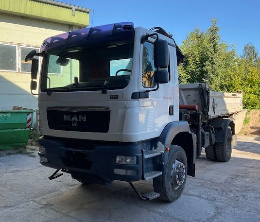MAN TG-M 18.290 4x4 BB 2-Achs Allradkipper Kran Atlas 105+Funk - Kallurauto, Kraanaga veoauto: pilt 2 MAN TG-M 18.290 4x4 BB 2-Achs Allradkipper Kran Atlas 105+Funk - Kallurauto, Kraanaga veoauto: pilt 2