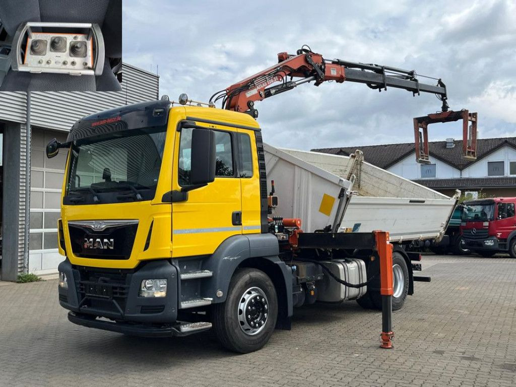 MAN TG-S 18.400 4x2 BL 2-Achs Kipper Kran Atlas 120+ - Kallurauto, Kraanaga veoauto: pilt 1 MAN TG-S 18.400 4x2 BL 2-Achs Kipper Kran Atlas 120+ - Kallurauto, Kraanaga veoauto: pilt 1