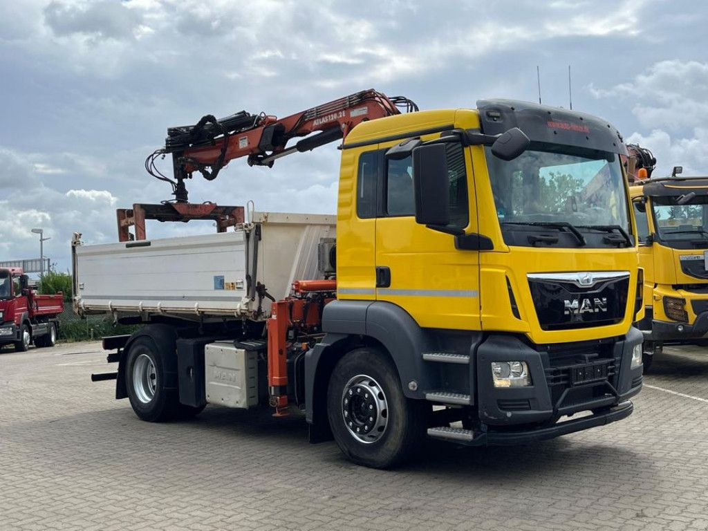 MAN TG-S 18.400 4x2 BL 2-Achs Kipper Kran Atlas 120+ - Kallurauto, Kraanaga veoauto: pilt 2 MAN TG-S 18.400 4x2 BL 2-Achs Kipper Kran Atlas 120+ - Kallurauto, Kraanaga veoauto: pilt 2