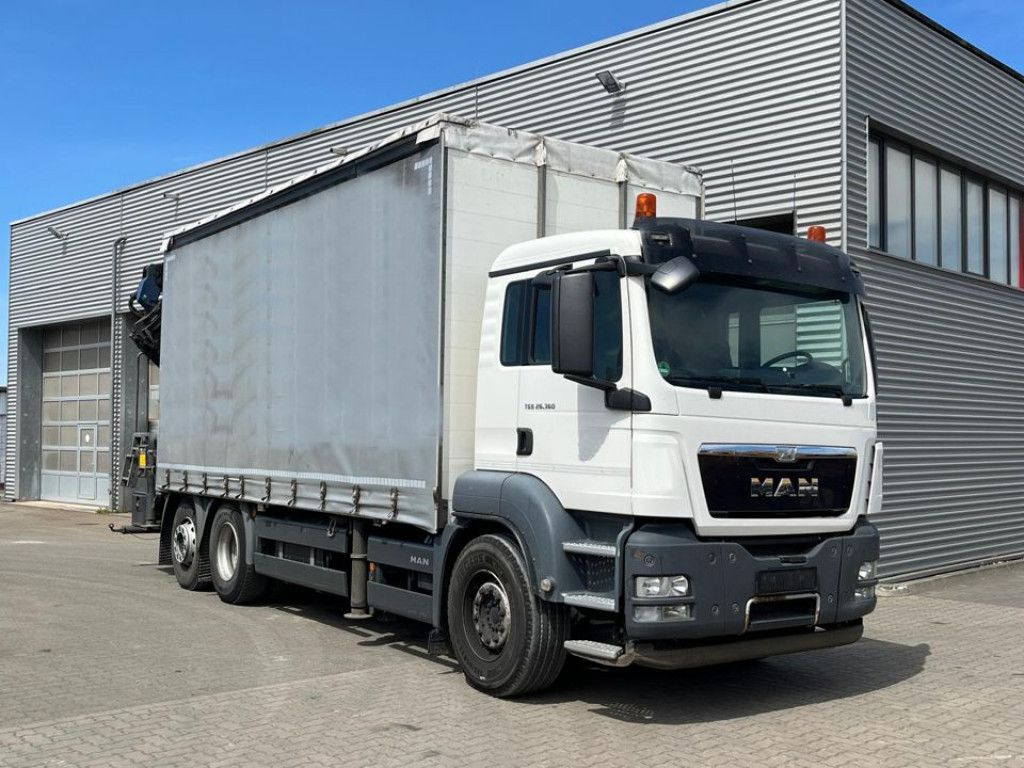 MAN TG-S 26.360 6x2-2LL Pritsche Heckkran 34m/to, Ji - Kraanaga veoauto: pilt 2 MAN TG-S 26.360 6x2-2LL Pritsche Heckkran 34m/to, Ji - Kraanaga veoauto: pilt 2
