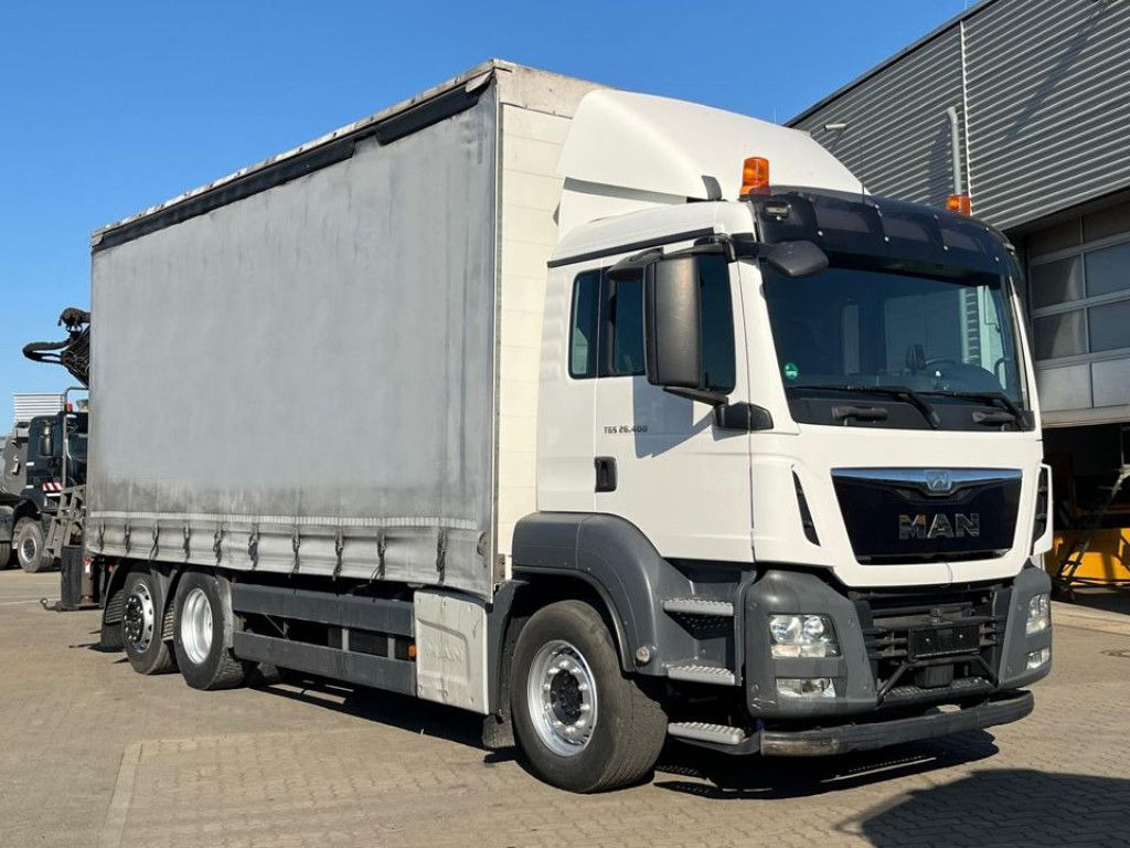 MAN TG-S 26.400 6x2-2 BL Pritsche Heckkran 5xhydr.Au - Kraanaga veoauto: pilt 2 MAN TG-S 26.400 6x2-2 BL Pritsche Heckkran 5xhydr.Au - Kraanaga veoauto: pilt 2