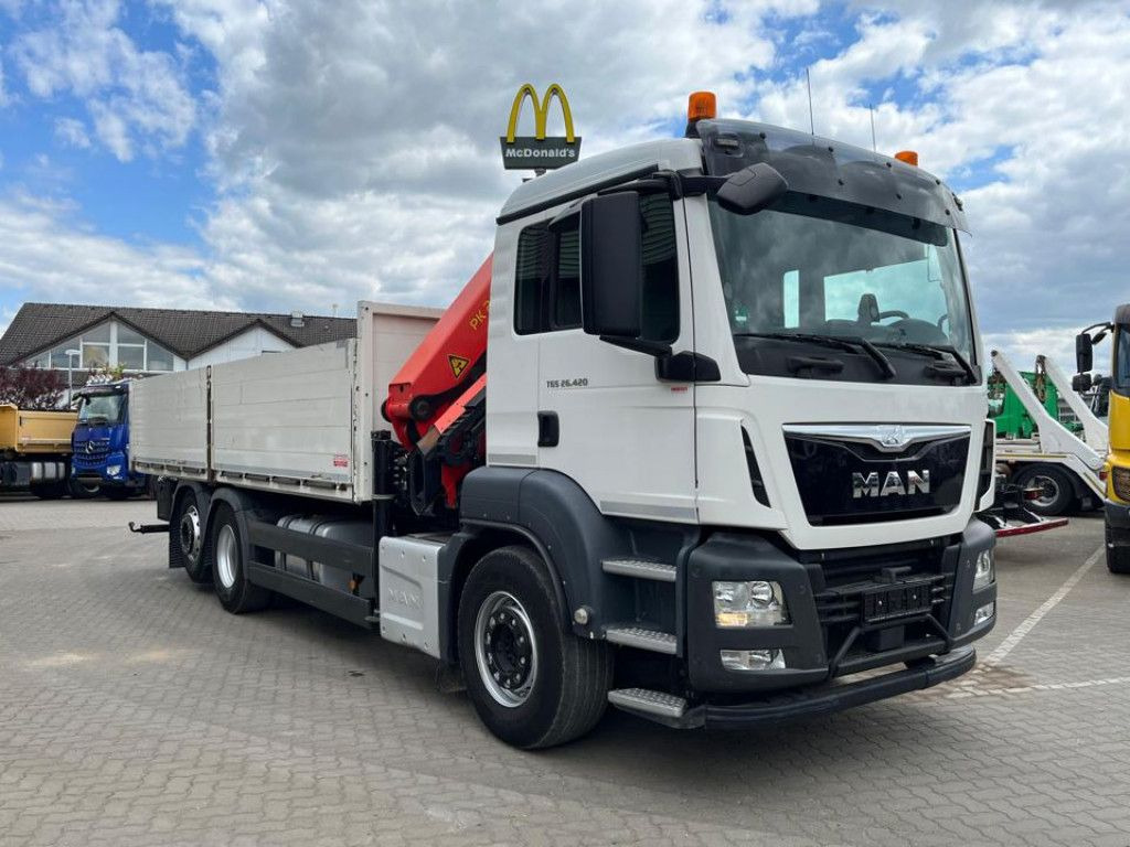 MAN TG-S 26.420 6x2 BL Pritsche Kran Palf. PK 22002+ - Madelveok/ Platvormveok, Kraanaga veoauto: pilt 3 MAN TG-S 26.420 6x2 BL Pritsche Kran Palf. PK 22002+ - Madelveok/ Platvormveok, Kraanaga veoauto: pilt 3