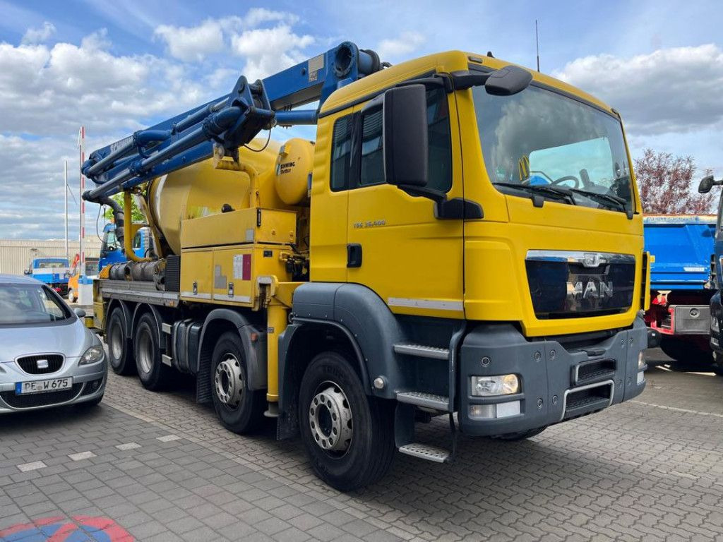 MAN TG-S 35.360 8x4 BB Pumi Pumi 24mKolbenpumpe deut - Betoonipump: pilt 2 MAN TG-S 35.360 8x4 BB Pumi Pumi 24mKolbenpumpe deut - Betoonipump: pilt 2