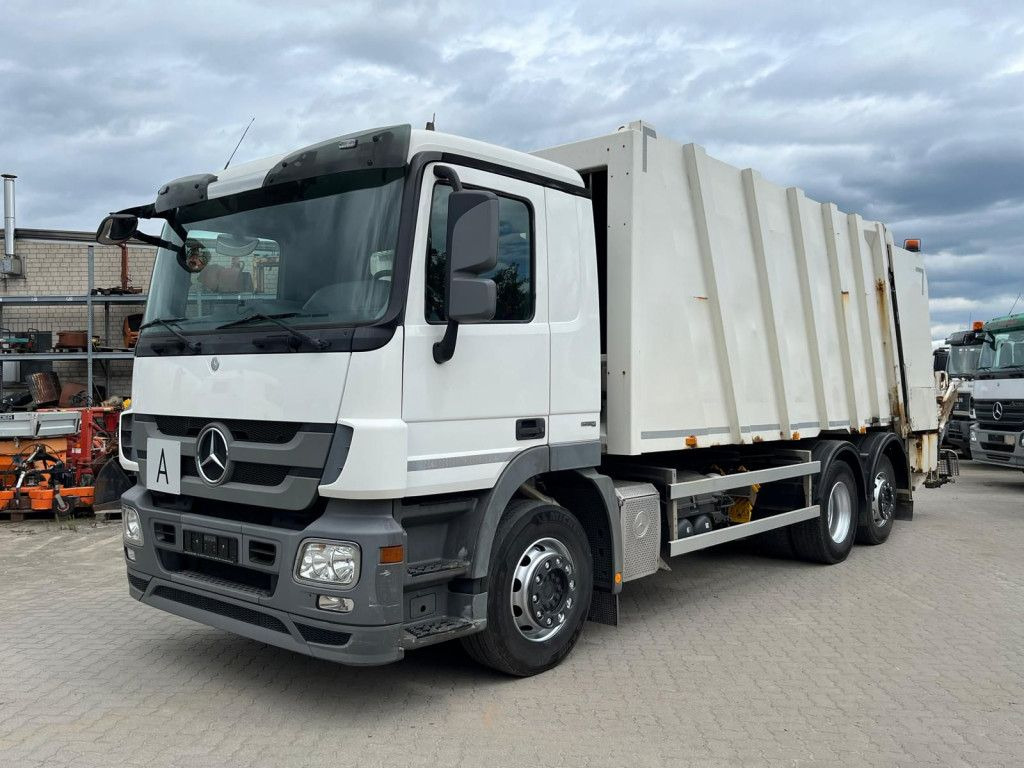 Mercedes-Benz Actros 2532 L 6x2 Müllwagen Faun Powerpress 25m³ - Prügiauto: pilt 1 Mercedes-Benz Actros 2532 L 6x2 Müllwagen Faun Powerpress 25m³ - Prügiauto: pilt 1