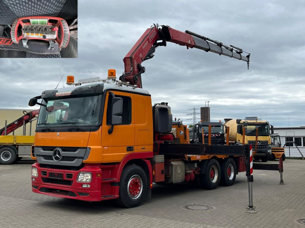 Mercedes-Benz Actros 2646 L 6x4 Pritsche Kran Fassi 450 45m/t Mercedes-Benz Actros 2646 L 6x4 Pritsche Kran Fassi 450 45m/t - Kraanaga veoauto, Madelveok/ Platvormveok: pilt 1 Mercedes-Benz Actros 2646 L 6x4 Pritsche Kran Fassi 450 45m/t Mercedes-Benz Actros 2646 L 6x4 Pritsche Kran Fassi 450 45m/t - Kraanaga veoauto, Madelveok/ Platvormveok: pilt 1