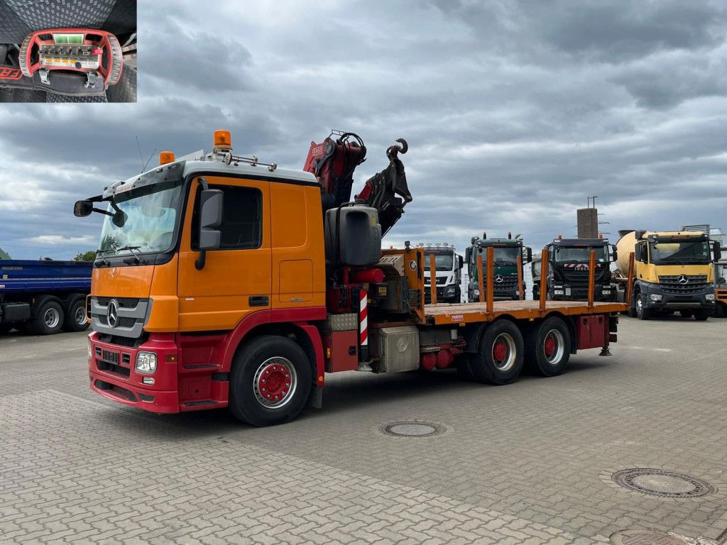 Mercedes-Benz Actros 2646 L 6x4 Pritsche Kran Fassi 450 45m/t Mercedes-Benz Actros 2646 L 6x4 Pritsche Kran Fassi 450 45m/t - Kraanaga veoauto, Madelveok/ Platvormveok: pilt 3 Mercedes-Benz Actros 2646 L 6x4 Pritsche Kran Fassi 450 45m/t Mercedes-Benz Actros 2646 L 6x4 Pritsche Kran Fassi 450 45m/t - Kraanaga veoauto, Madelveok/ Platvormveok: pilt 3