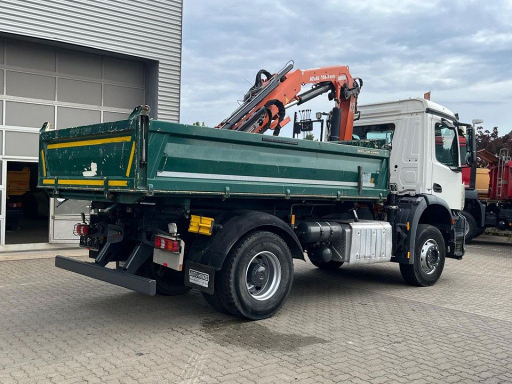 Mercedes-Benz Arocs 1835 K 2-Achs Kipper Kran Atlas 126.3 - Kallurauto, Kraanaga veoauto: pilt 4 Mercedes-Benz Arocs 1835 K 2-Achs Kipper Kran Atlas 126.3 - Kallurauto, Kraanaga veoauto: pilt 4