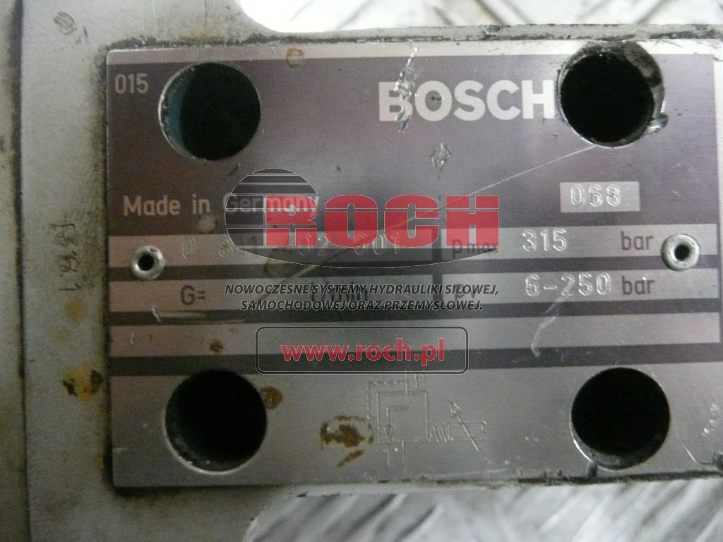 BOSCH 0811402001 P MAX 315 BAR PV6-250 BAR - 1 SEKCYJNY + 1837001206 02557=12V 0,67 - Hüdrauliline klapp: pilt 2 BOSCH 0811402001 P MAX 315 BAR PV6-250 BAR - 1 SEKCYJNY + 1837001206 02557=12V 0,67 - Hüdrauliline klapp: pilt 2