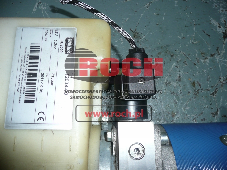 HALDEX HE2000 12034-00 24V 3,2cc + 24MA42S-WAL + 12010-001140 - Hüdrauliline pump - Ehitusmasinad: pilt 2 HALDEX HE2000 12034-00 24V 3,2cc + 24MA42S-WAL + 12010-001140 - Hüdrauliline pump - Ehitusmasinad: pilt 2