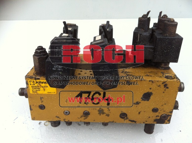 JOHNSTON DXP22199-03K 722390 214432 0836 + LC R933000818 L5410B2010B01BJ + CEWKA 12VDC ED100% + CEWKI C16H12/19 - Hüdrauliline klapp - Tänavapühkimismasin: pilt 1 JOHNSTON DXP22199-03K 722390 214432 0836 + LC R933000818 L5410B2010B01BJ + CEWKA 12VDC ED100% + CEWKI C16H12/19 - Hüdrauliline klapp - Tänavapühkimismasin: pilt 1