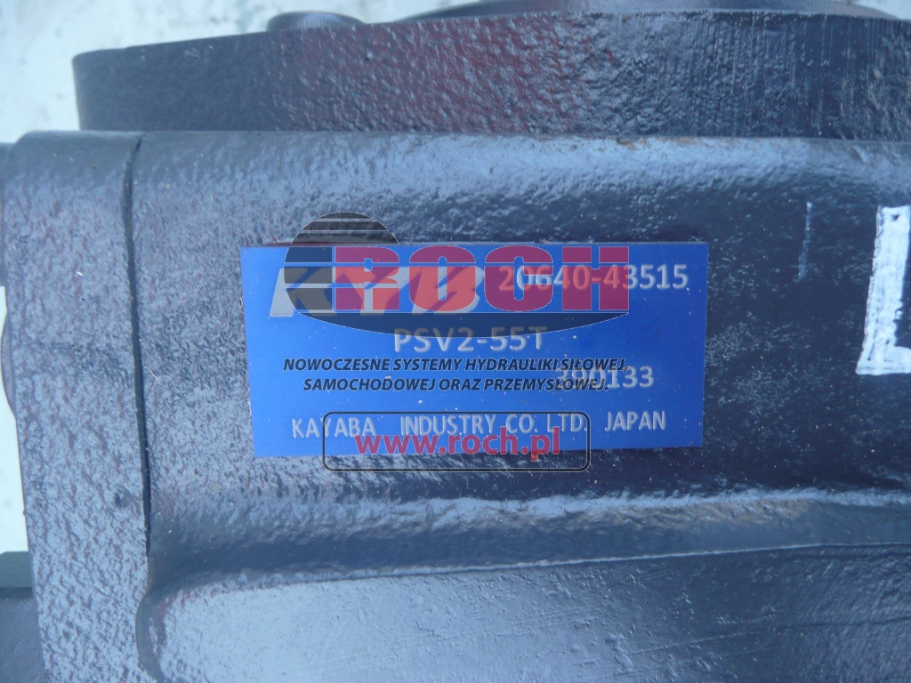 KAYABA PSV2-55T 20640-43515 + 3K3CY 09CLFSS - Hüdrauliline pump: pilt 1 KAYABA PSV2-55T 20640-43515 + 3K3CY 09CLFSS - Hüdrauliline pump: pilt 1