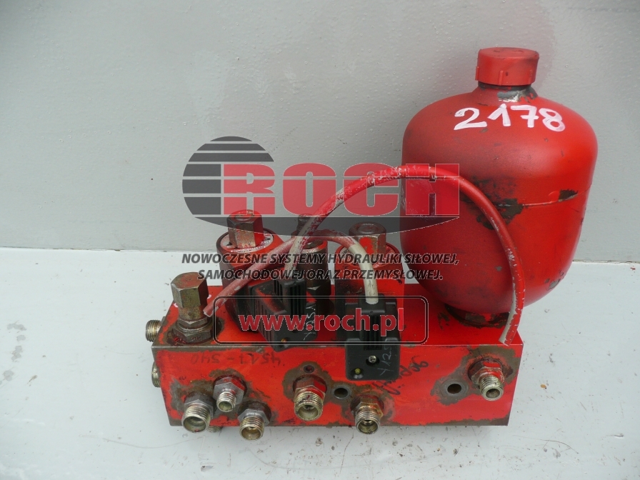 KOŚĆ + CEWKI SV4-10-3-0-24DC 24VDC + PRV1-10 + HYDROAKUMULATOR HYDAC 0,7L - Hüdrauliline klapp - Rataslaadur: pilt 1 KOŚĆ + CEWKI SV4-10-3-0-24DC 24VDC + PRV1-10 + HYDROAKUMULATOR HYDAC 0,7L - Hüdrauliline klapp - Rataslaadur: pilt 1