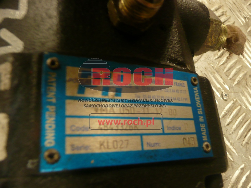POCLAIN HYDRAULIC VMA050-T1-12-00 4843326K KL027 NUM 043 4000428 - 2 SEKCYJNY + CEWKI - Hüdrauliline klapp: pilt 2 POCLAIN HYDRAULIC VMA050-T1-12-00 4843326K KL027 NUM 043 4000428 - 2 SEKCYJNY + CEWKI - Hüdrauliline klapp: pilt 2