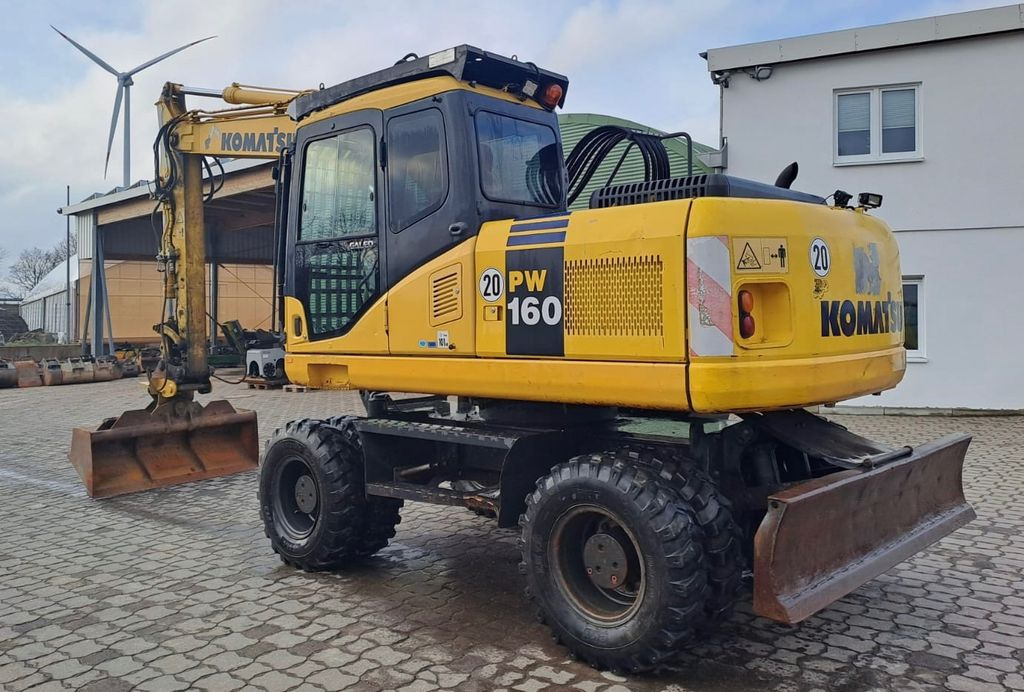 Komatsu PW 160-7, Bj 07, 7050 BH, hydr. VA, MS10, GLV - Ratastel ekskavaator: pilt 3 Komatsu PW 160-7, Bj 07, 7050 BH, hydr. VA, MS10, GLV - Ratastel ekskavaator: pilt 3