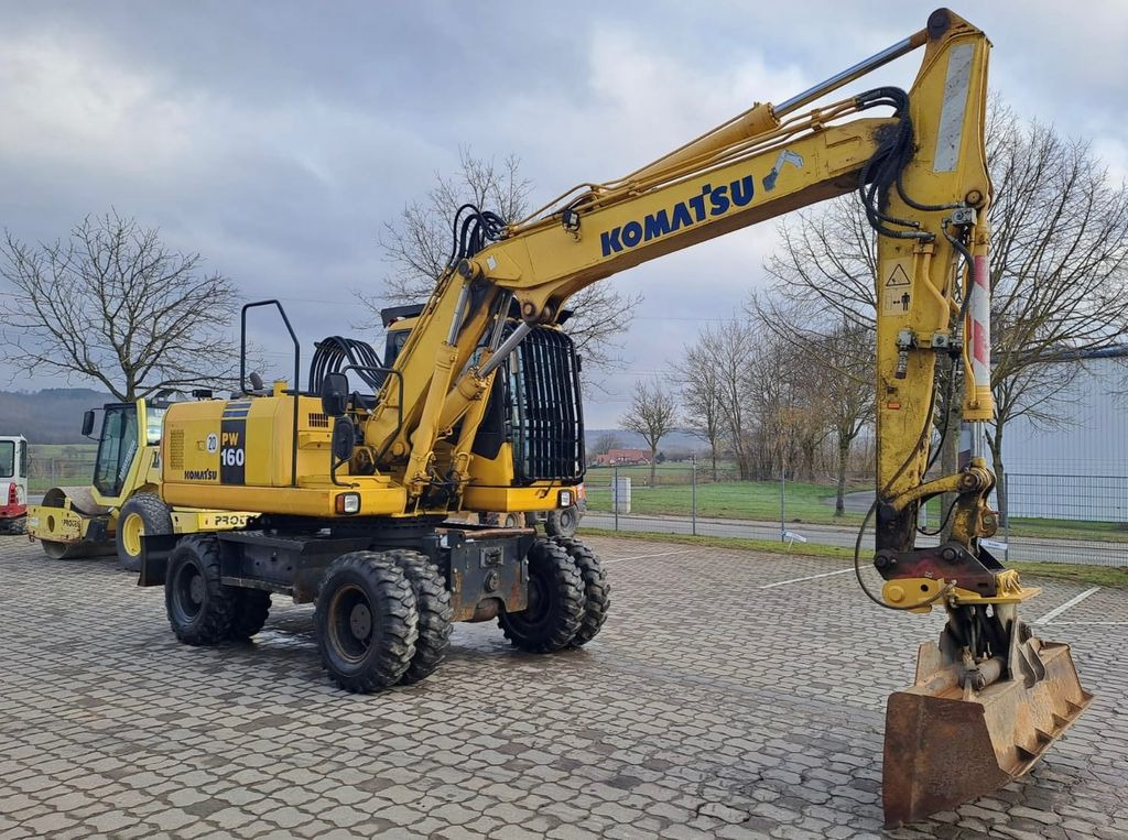 Komatsu PW 160-7, Bj 07, 7050 BH, hydr. VA, MS10, GLV - Ratastel ekskavaator: pilt 2 Komatsu PW 160-7, Bj 07, 7050 BH, hydr. VA, MS10, GLV - Ratastel ekskavaator: pilt 2