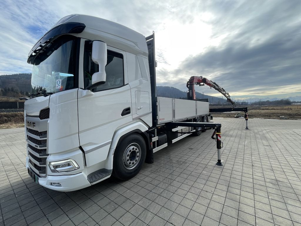 Uus Madelveok/ Platvormveok, Kraanaga veoauto DAF XF 480 FAN Kranwagen: pilt 12