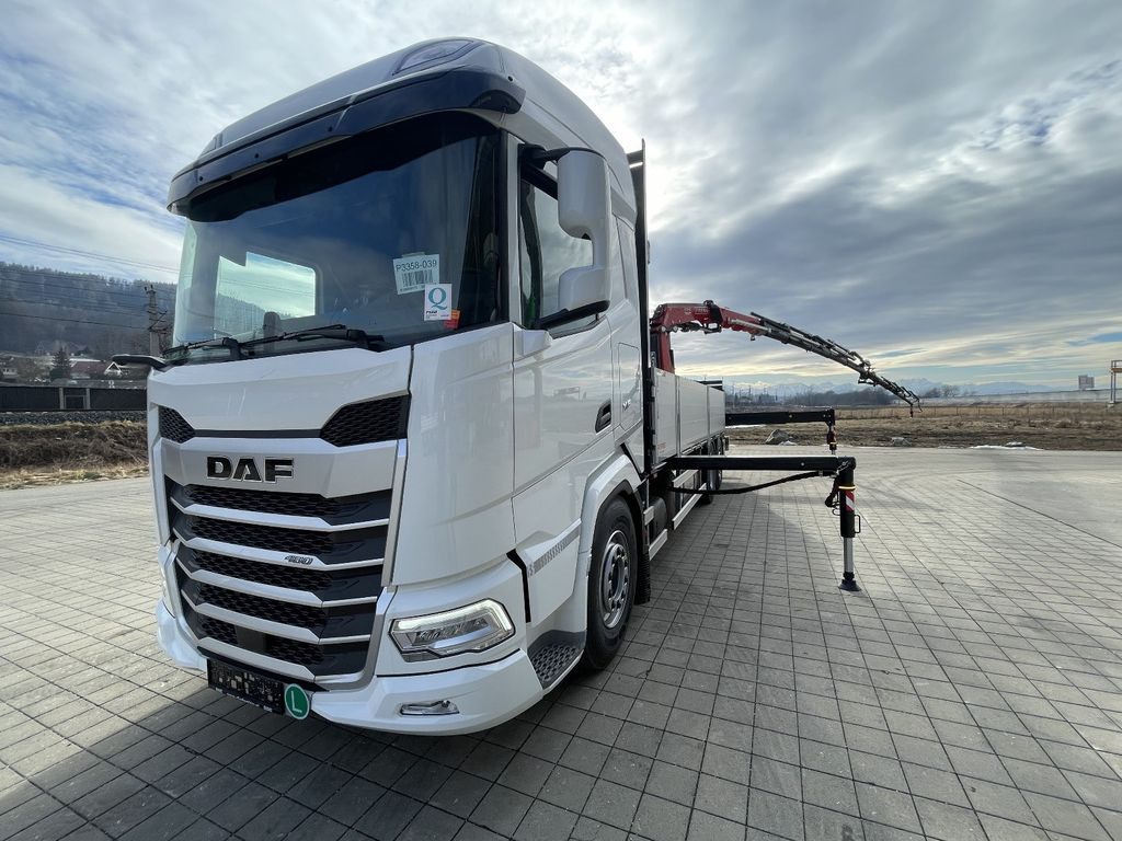 Uus Madelveok/ Platvormveok, Kraanaga veoauto DAF XF 480 FAN Kranwagen: pilt 7