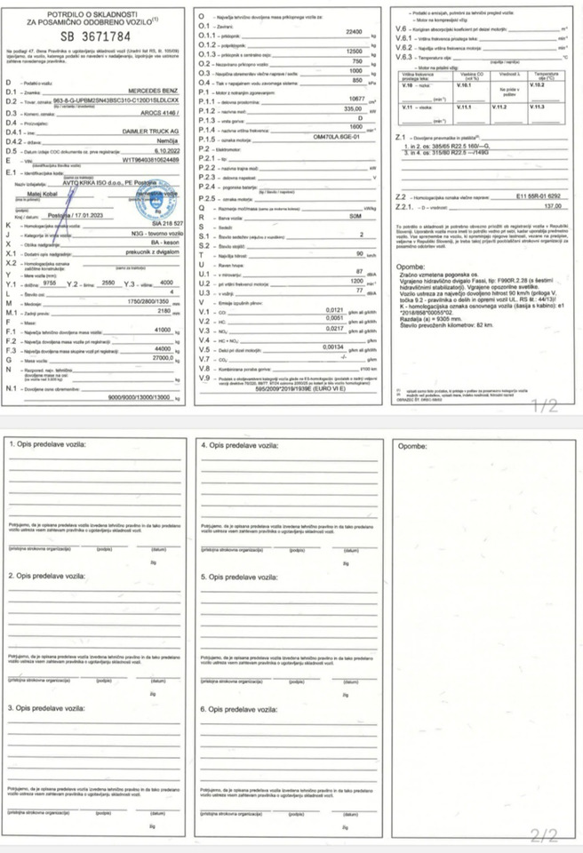 Kraanaga veoauto MERCEDES-BENZ Hiab  Palfinger Fassi F990-8 JIB-6: pilt 10