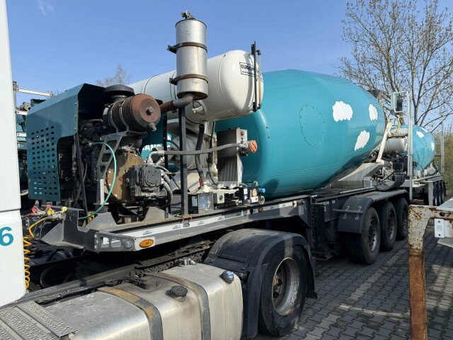 Betonmischer-Auflieger Euromix 12 m³ mit Motor - Autobetoonisegisti: pilt 1 Betonmischer-Auflieger Euromix 12 m³ mit Motor - Autobetoonisegisti: pilt 1
