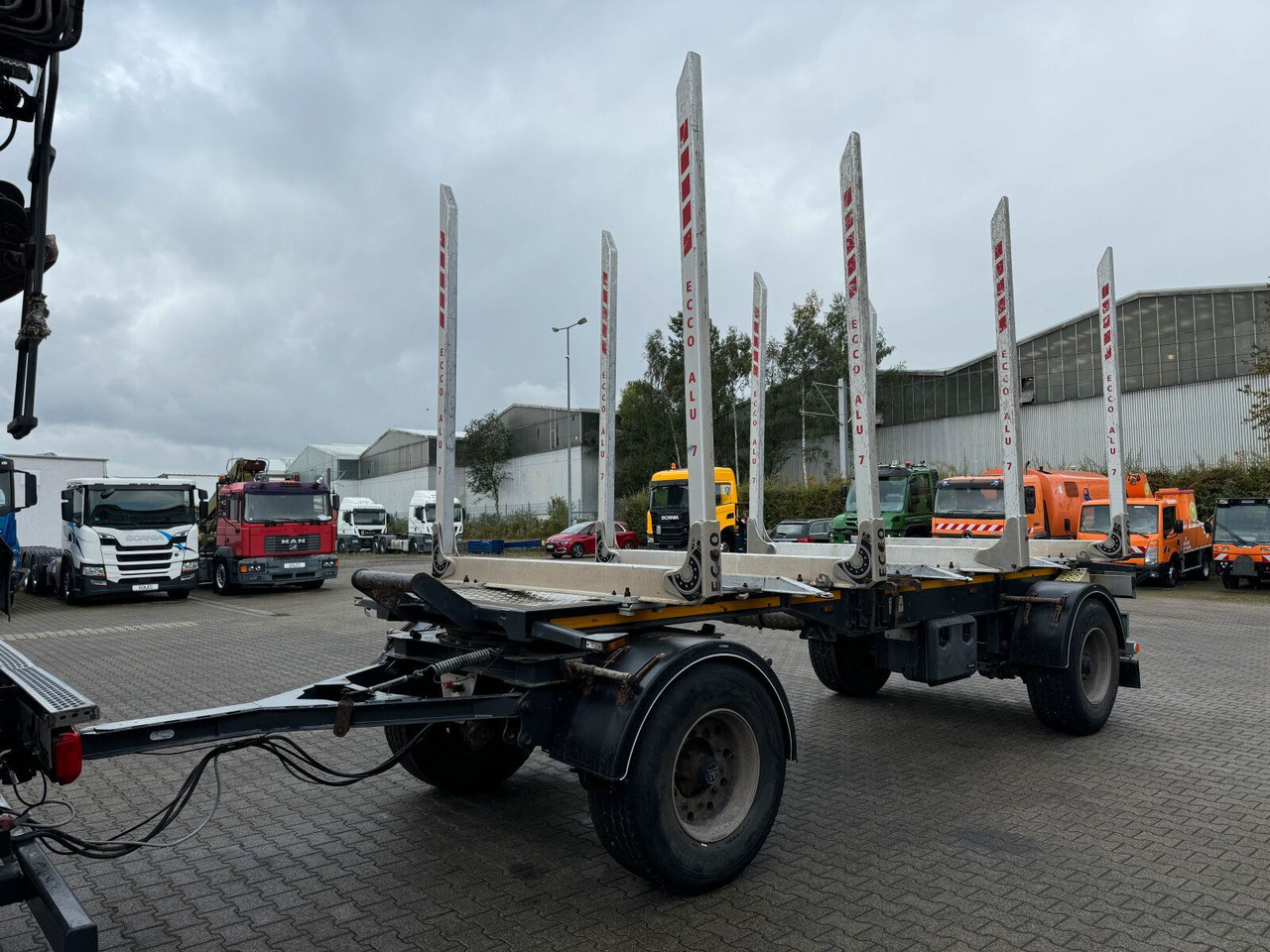 Metsaveok, Kraanaga veoauto DAF XF 530 6x2 Holztransport Kran PENZ 15Z9.50 *Anh.: pilt 18