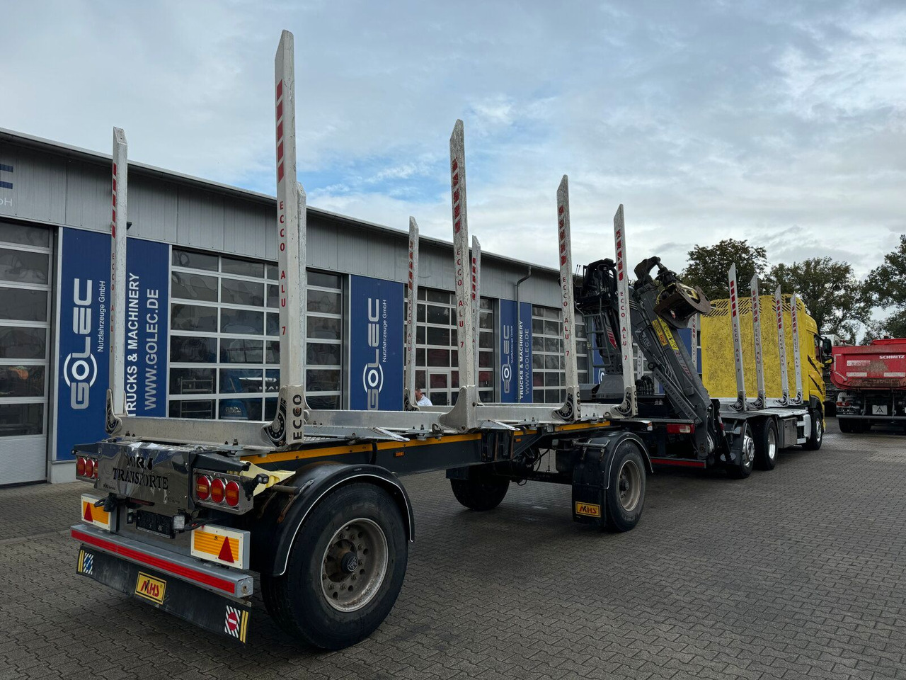 Metsaveok, Kraanaga veoauto DAF XF 530 6x2 Holztransport Kran PENZ 15Z9.50 *Anh.: pilt 7
