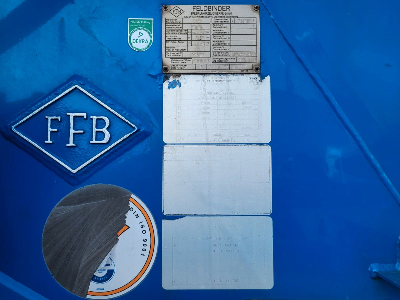 Feldbinder EUT 56.3 Liegend Silo mit ADR AT *56.000 L liising Feldbinder EUT 56.3 Liegend Silo mit ADR AT *56.000 L: pilt 21