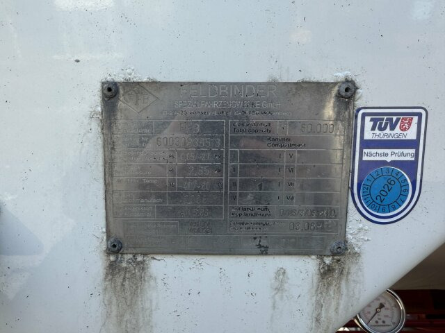Feldbinder KIP 60.3 Silo 60.000 L 3 Achse ADR - Silo poolhaagis: pilt 5 Feldbinder KIP 60.3 Silo 60.000 L 3 Achse ADR - Silo poolhaagis: pilt 5