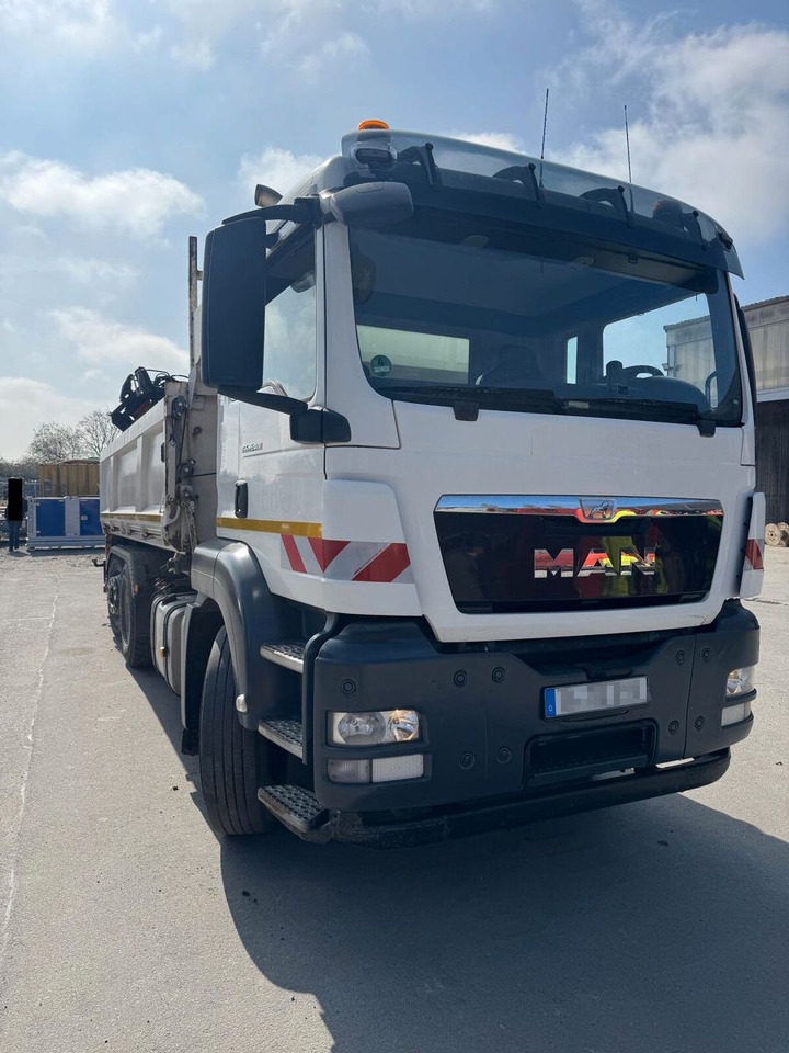 MAN TGS 26.400 6x2*4 Kipper Bordm. Kran ATLAS 172.3E - Kallurauto, Kraanaga veoauto: pilt 1 MAN TGS 26.400 6x2*4 Kipper Bordm. Kran ATLAS 172.3E - Kallurauto, Kraanaga veoauto: pilt 1