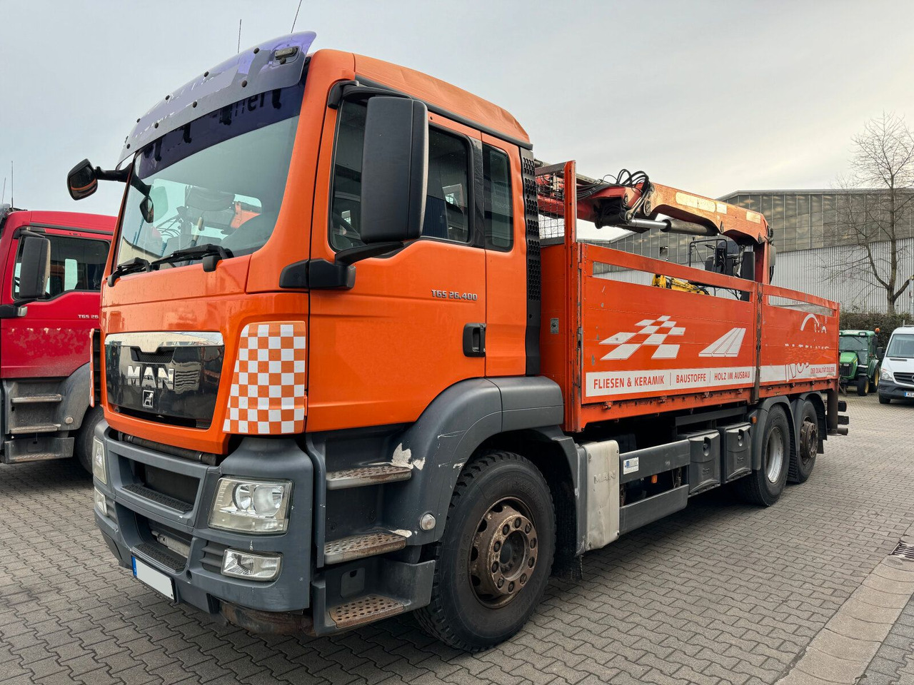 MAN TGS 26.400 6x2 Pritsche Kran Palfinger PK 18001L - Kraanaga veoauto: pilt 2 MAN TGS 26.400 6x2 Pritsche Kran Palfinger PK 18001L - Kraanaga veoauto: pilt 2