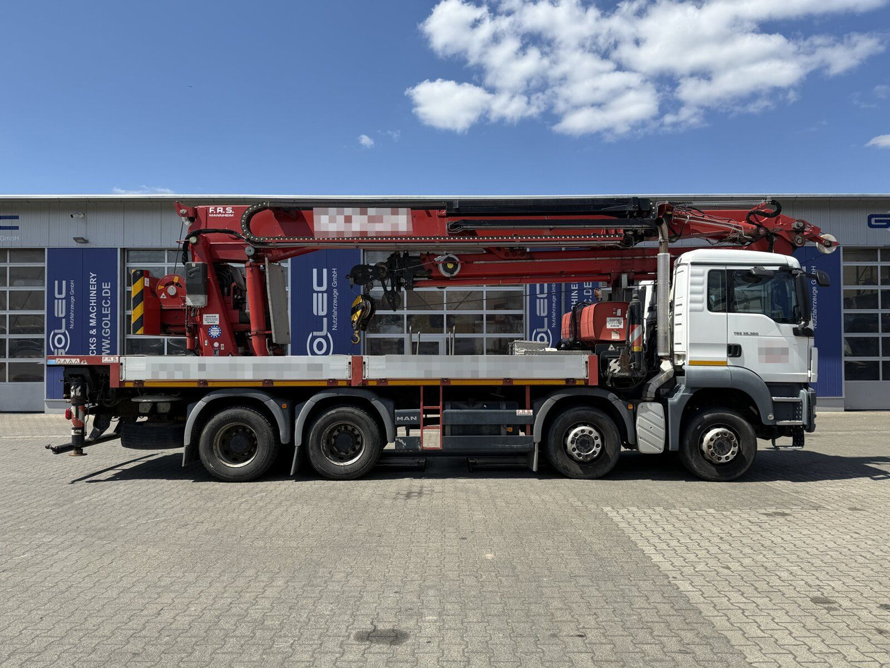 MAN TGS 35.360 8X4 BB Dachdecker Kran bis 52 m - Kraanaga veoauto: pilt 2 MAN TGS 35.360 8X4 BB Dachdecker Kran bis 52 m - Kraanaga veoauto: pilt 2