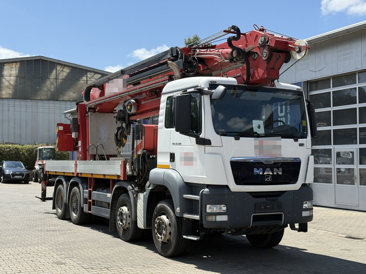 MAN TGS 35.360 8X4 BB Dachdecker Kran bis 52 m - Kraanaga veoauto: pilt 1 MAN TGS 35.360 8X4 BB Dachdecker Kran bis 52 m - Kraanaga veoauto: pilt 1