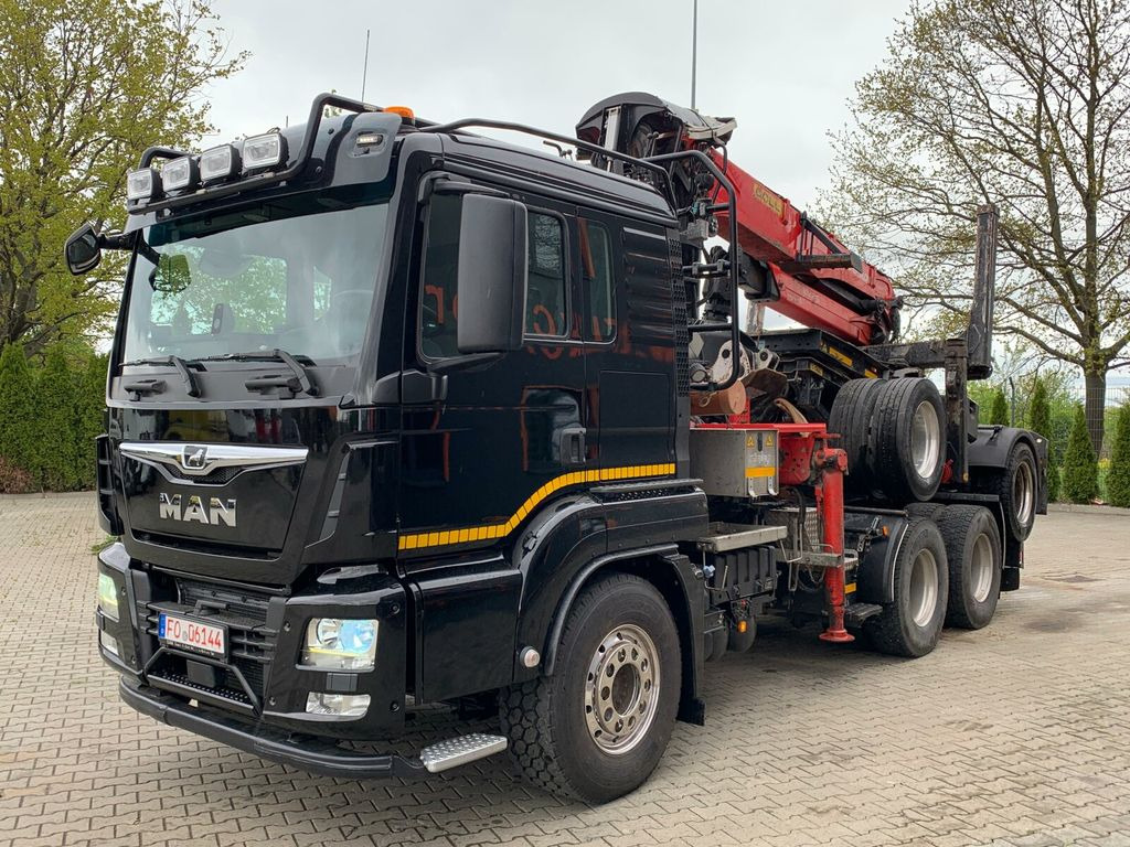 Metsaveok MAN TGX 33.510 6x4 EURO6 Euro 6 Holztransporter+Kran: pilt 1