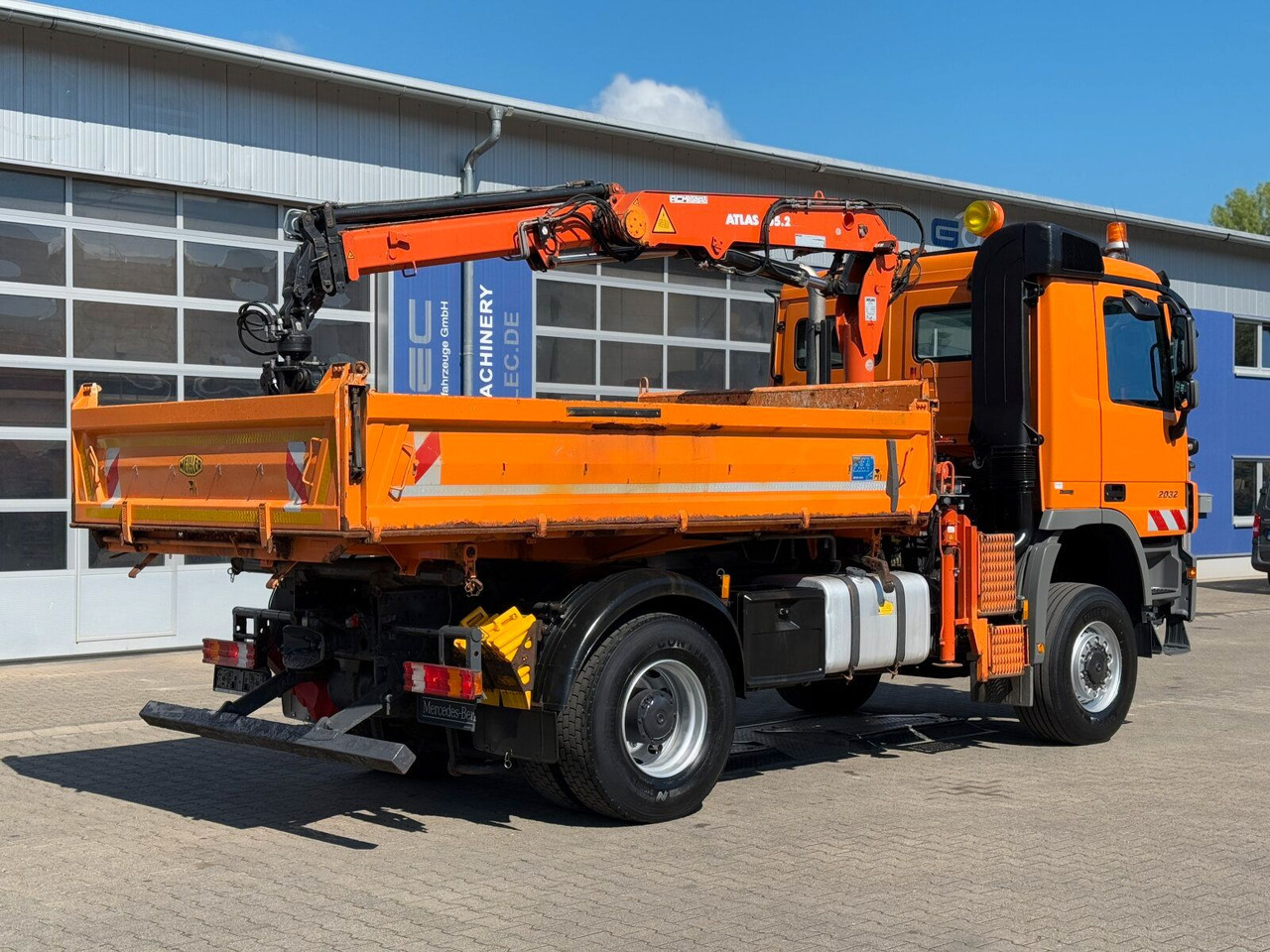 Mercedes-Benz ACTROS 2044 4x4 Kipper Kran ATLAS 65.2 A2L - Kallurauto, Kraanaga veoauto: pilt 5 Mercedes-Benz ACTROS 2044 4x4 Kipper Kran ATLAS 65.2 A2L - Kallurauto, Kraanaga veoauto: pilt 5