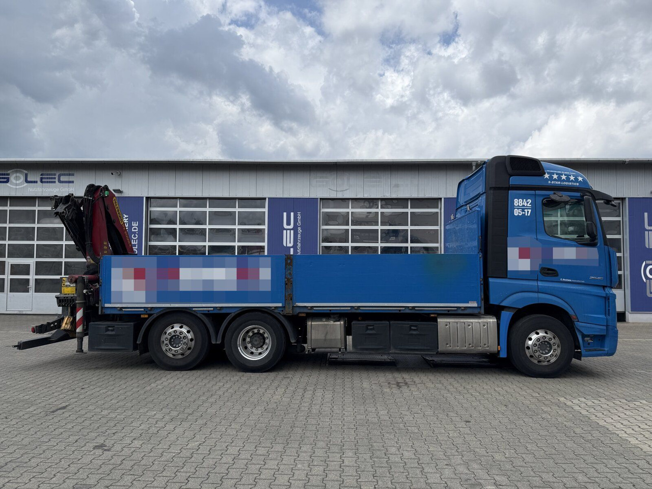 Mercedes-Benz ACTROS 2545 6x2 Pritsche Kran Palfinger PK20001K - Kraanaga veoauto: pilt 2 Mercedes-Benz ACTROS 2545 6x2 Pritsche Kran Palfinger PK20001K - Kraanaga veoauto: pilt 2