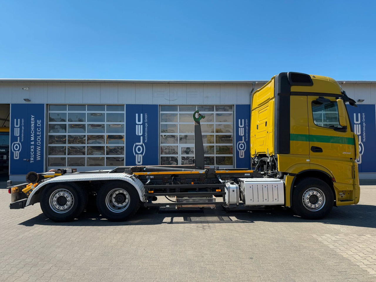 Mercedes-Benz ACTROS 2558 6x2 Abrollkipper *Lenkachse Retarder - Konkstõstukiga veoauto: pilt 2 Mercedes-Benz ACTROS 2558 6x2 Abrollkipper *Lenkachse Retarder - Konkstõstukiga veoauto: pilt 2