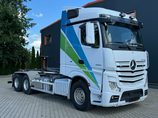 Mercedes-Benz ACTROS 2658 6x2 Abrollkipper MEILLER RK 26.67K - Konkstõstukiga veoauto: pilt 1 Mercedes-Benz ACTROS 2658 6x2 Abrollkipper MEILLER RK 26.67K - Konkstõstukiga veoauto: pilt 1
