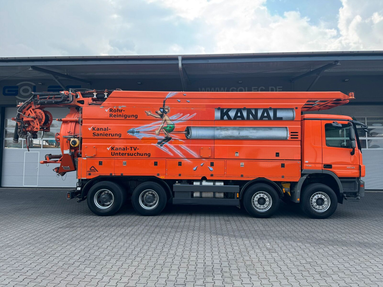 Mercedes-Benz ACTROS 4148 8x4 Kanalreiniger & Wasserrückgewinn - Vaakumveok: pilt 3 Mercedes-Benz ACTROS 4148 8x4 Kanalreiniger & Wasserrückgewinn - Vaakumveok: pilt 3