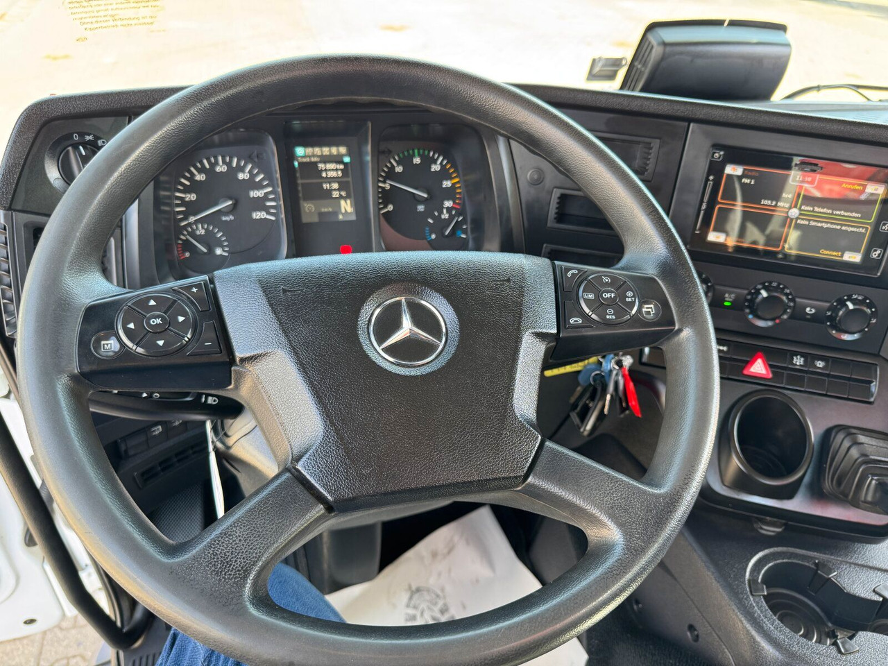 Kallurauto, Kraanaga veoauto Mercedes-Benz AROCS 1832 4x2 Euro 6 Kipper Kran FASSI F120FB: pilt 26