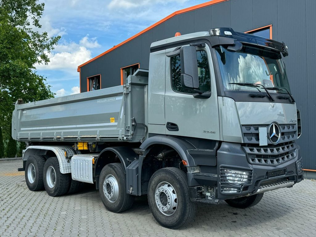 Kallurauto Mercedes-Benz AROCS 3245 8x4 Meiller Kipper Bordmatik mit AHK: pilt 1