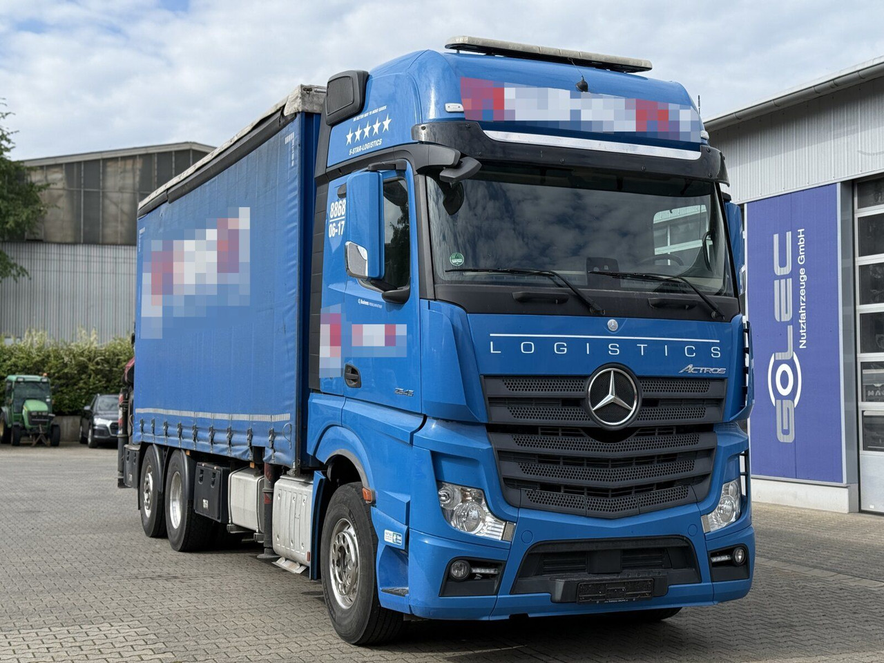 Mercedes-Benz Actros 6x2 Pritsche Kran Palfinger PK34002 + JIB - Madelveok/ Platvormveok, Kraanaga veoauto: pilt 1 Mercedes-Benz Actros 6x2 Pritsche Kran Palfinger PK34002 + JIB - Madelveok/ Platvormveok, Kraanaga veoauto: pilt 1