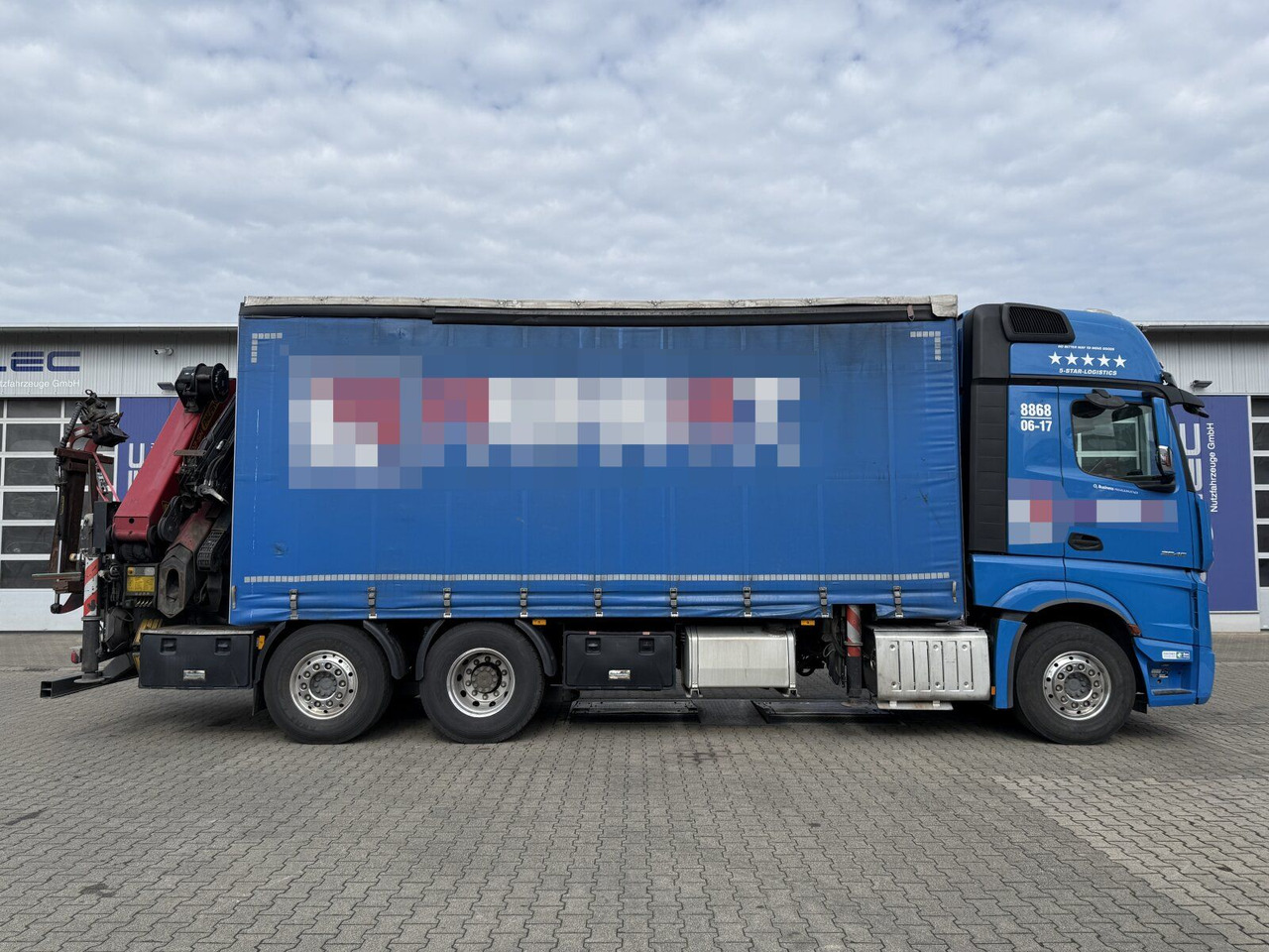 Mercedes-Benz Actros 6x2 Pritsche Kran Palfinger PK34002 + JIB - Madelveok/ Platvormveok, Kraanaga veoauto: pilt 2 Mercedes-Benz Actros 6x2 Pritsche Kran Palfinger PK34002 + JIB - Madelveok/ Platvormveok, Kraanaga veoauto: pilt 2