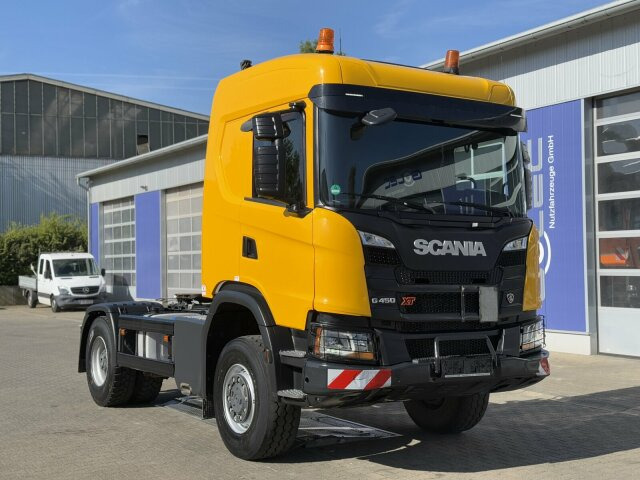 Scania G450 XT 4x4 Euro 6 SZM Kipphydraulik Blatt/ Luft - Sadulveok: pilt 1 Scania G450 XT 4x4 Euro 6 SZM Kipphydraulik Blatt/ Luft - Sadulveok: pilt 1
