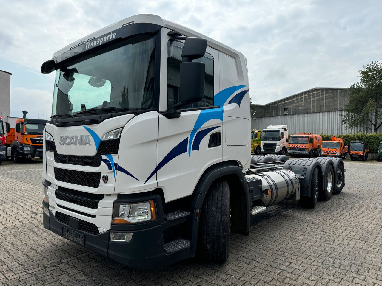 Scania G 410 B8x2*6 NB LNG Fahrgestell Nebenantrieb - Kabiinišassiiga veoauto, Kraanaga veoauto: pilt 3 Scania G 410 B8x2*6 NB LNG Fahrgestell Nebenantrieb - Kabiinišassiiga veoauto, Kraanaga veoauto: pilt 3