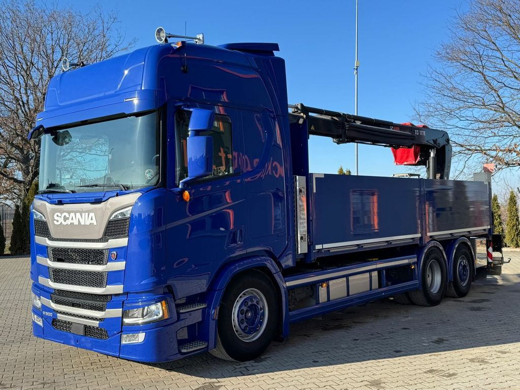Scania R500 6x2 Pritsche mit Kran HIAB 177K PRO - Madelveok/ Platvormveok, Kraanaga veoauto: pilt 2 Scania R500 6x2 Pritsche mit Kran HIAB 177K PRO - Madelveok/ Platvormveok, Kraanaga veoauto: pilt 2