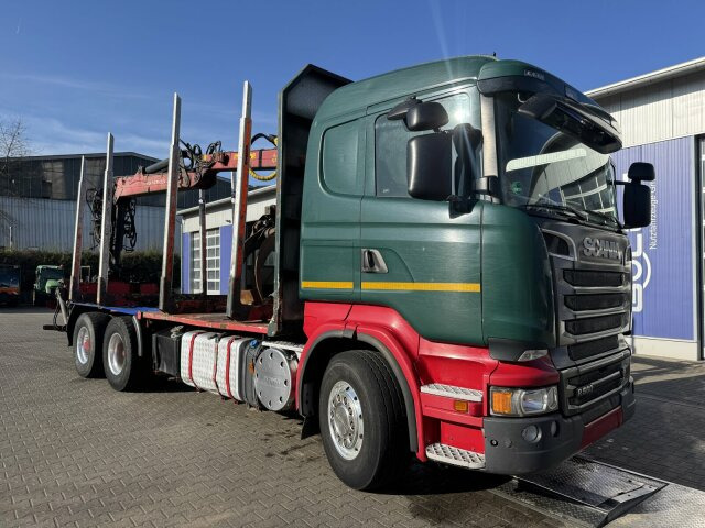 Scania R560 6x4 Holztransport Kran LOGLIFT HIAB 140S79R - Metsaveok, Kraanaga veoauto: pilt 1 Scania R560 6x4 Holztransport Kran LOGLIFT HIAB 140S79R - Metsaveok, Kraanaga veoauto: pilt 1