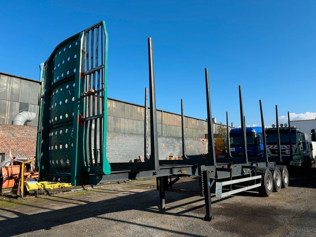 Platvorm/ Madelpoolhaagis Schwarzmüller HS 3/E Langmaterial Holz 3 Achse 35.000 Kg: pilt 1