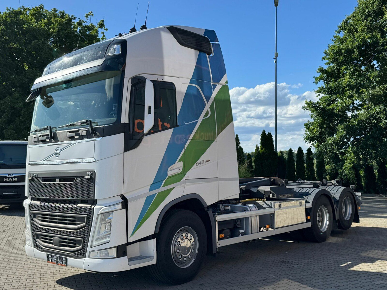 Volvo FH 540 6x2 Abrollkipper MEILLER RK 26.67 - Konkstõstukiga veoauto: pilt 2 Volvo FH 540 6x2 Abrollkipper MEILLER RK 26.67 - Konkstõstukiga veoauto: pilt 2
