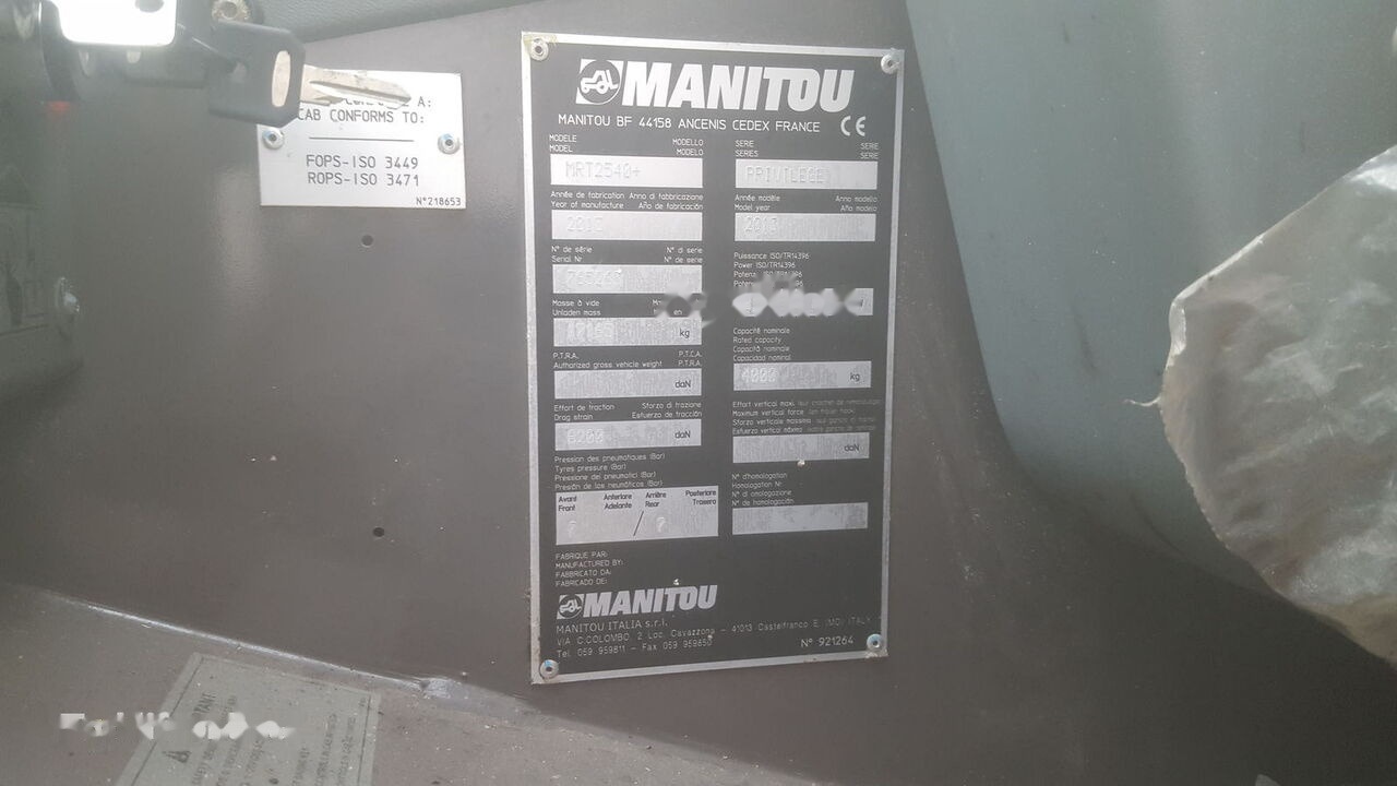 Teleskooplaadur Manitou MRT2540+: pilt 11